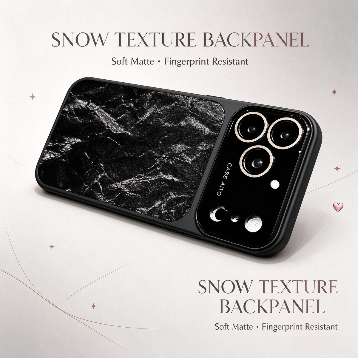 ⏳🔥🔥Limited Time Sale｜Soft Snow Texture Cloth Magnetic Phone Case for iPhone 16 & 17