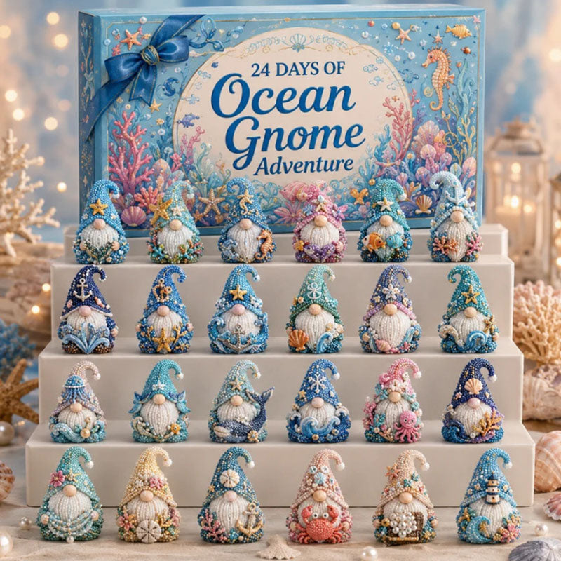 ⚡Massive Savings🔥Limited Time Only🎄🧝24-Piece Gnome Acrylic Advent Calendar