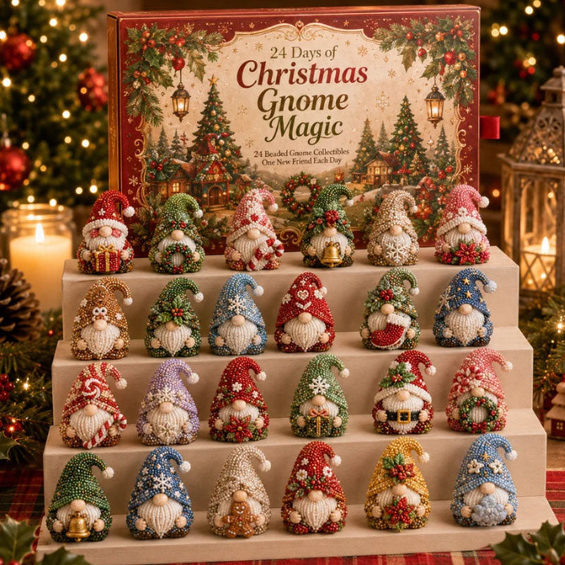 ⚡Massive Savings🔥Limited Time Only🎄🧝24-Piece Gnome Acrylic Advent Calendar