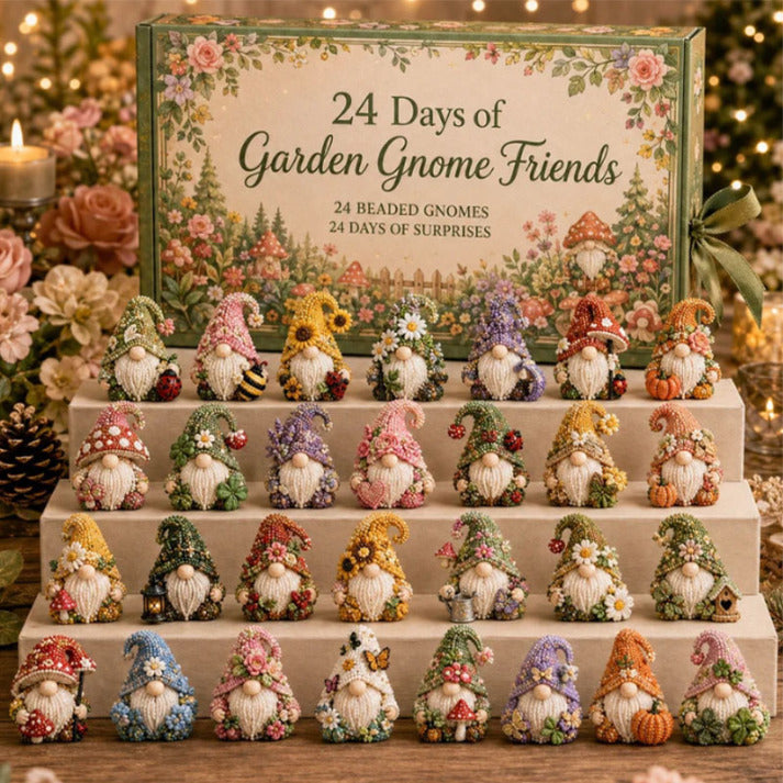 ⚡Massive Savings🔥Limited Time Only🎄🧝24-Piece Gnome Acrylic Advent Calendar