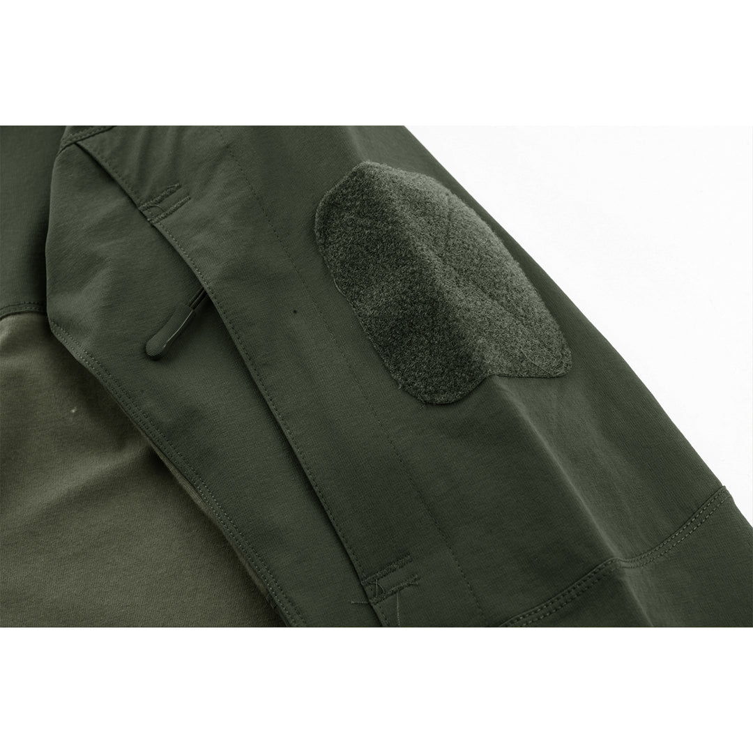 Ligthweight Quarter Zip Military T-Shirt