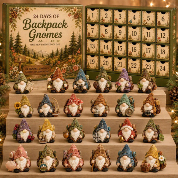 ⚡Massive Savings🔥Limited Time Only🎄🧝24-Piece Gnome Acrylic Advent Calendar