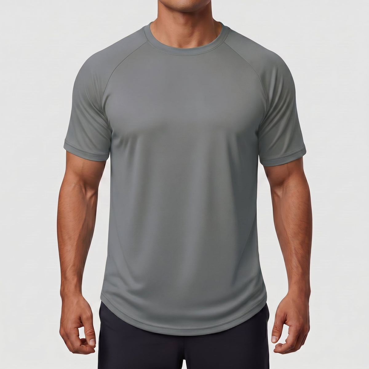Curved Hem Fashion UPF50+ Quick-Drying Protective Shirt