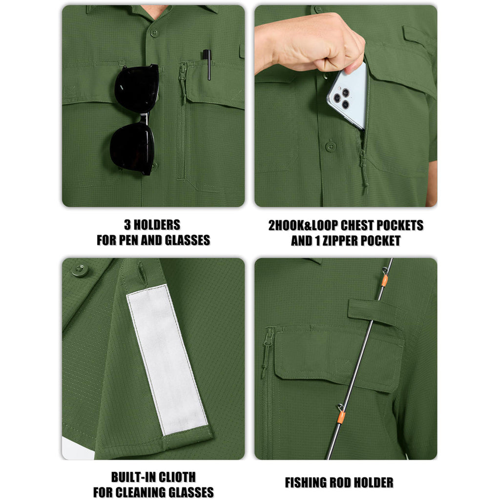 Fishing Shirt UPF 50+ Lightweight Outdoor Shirt