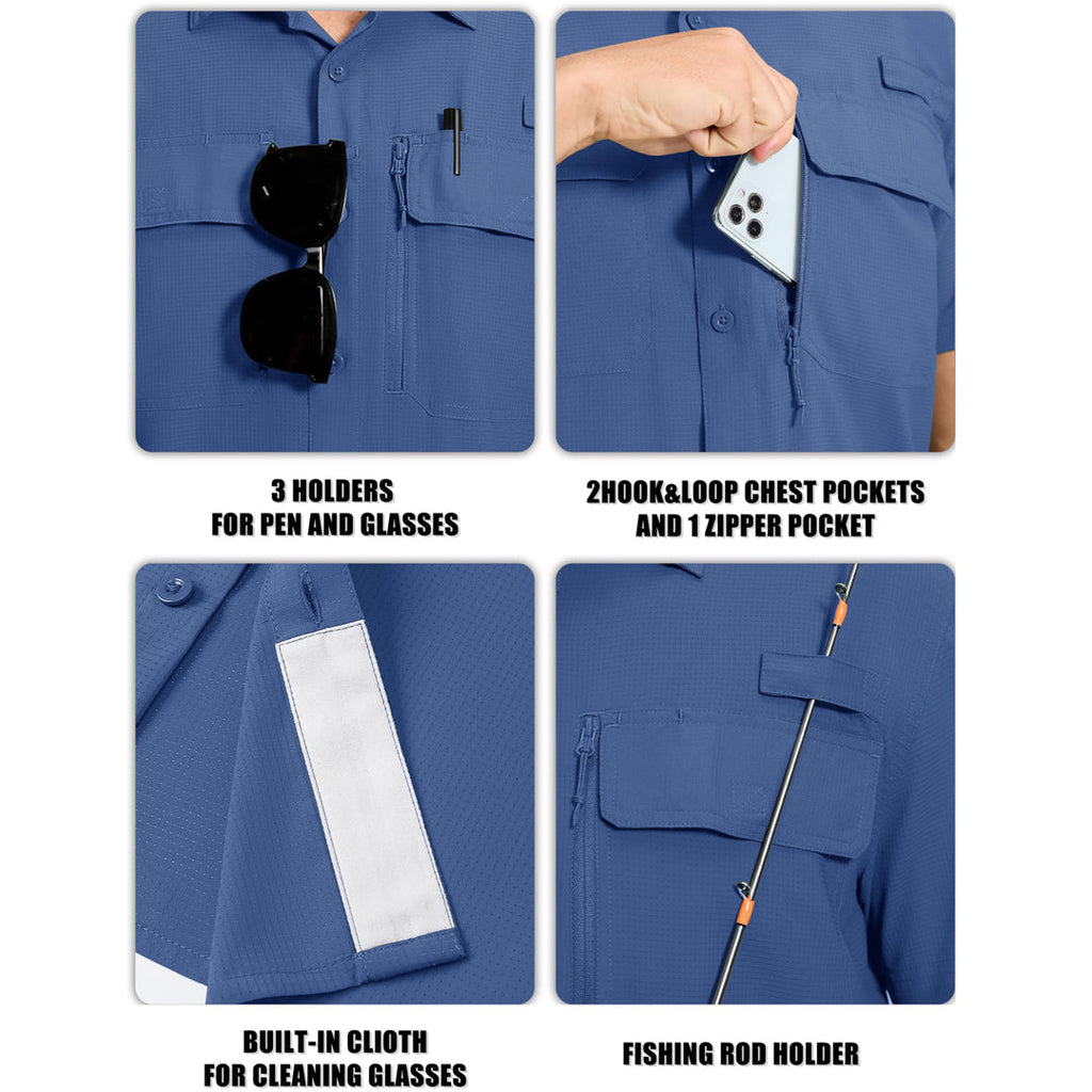 Fishing Shirt UPF 50+ Lightweight Outdoor Shirt