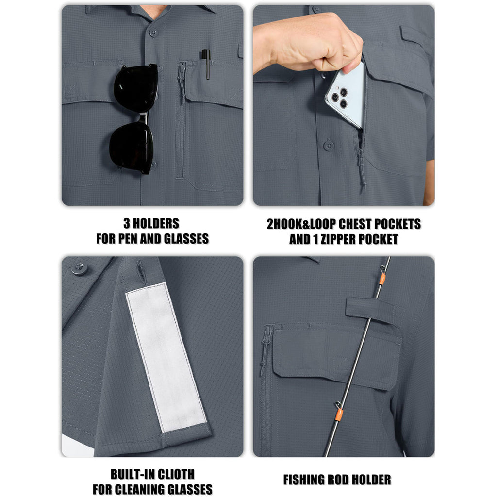 Fishing Shirt UPF 50+ Lightweight Outdoor Shirt
