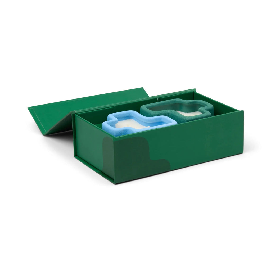 Wild Mint & Misted Lime - Jigsaw 4 oz Candle Boxed Set