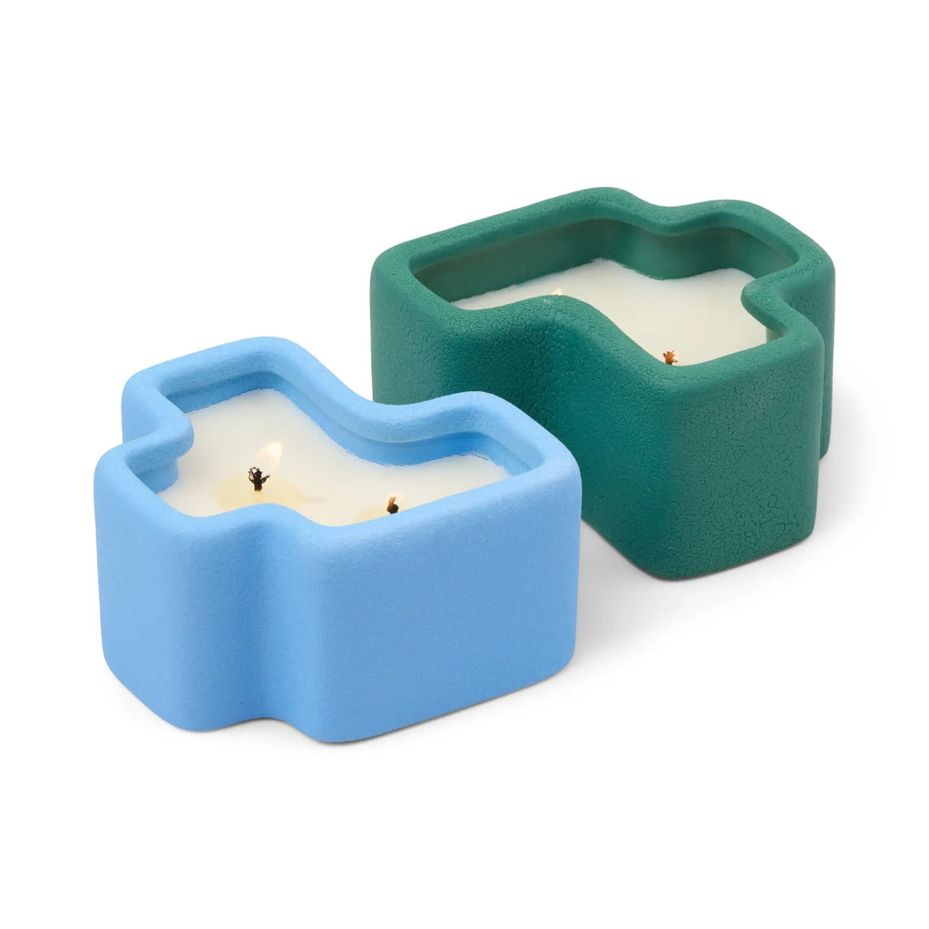 Wild Mint & Misted Lime - Jigsaw 4 oz Candle Boxed Set