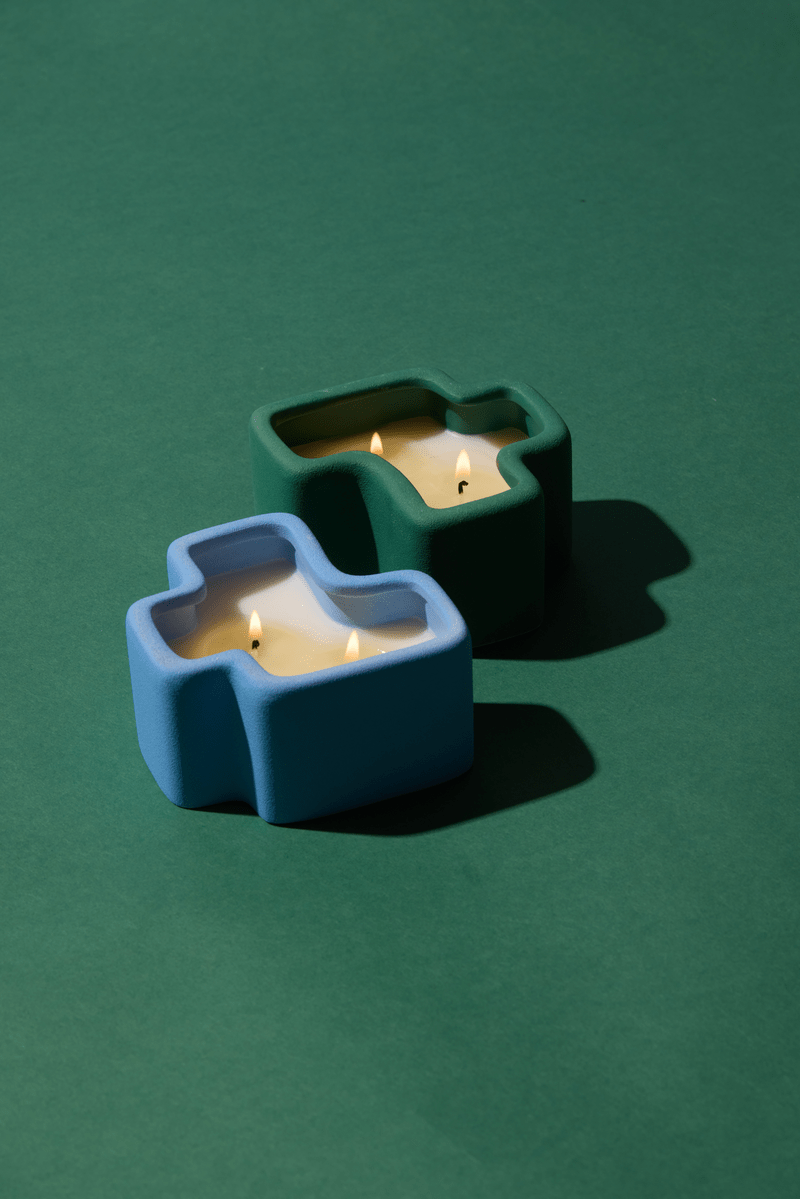 Wild Mint & Misted Lime - Jigsaw 4 oz Candle Boxed Set