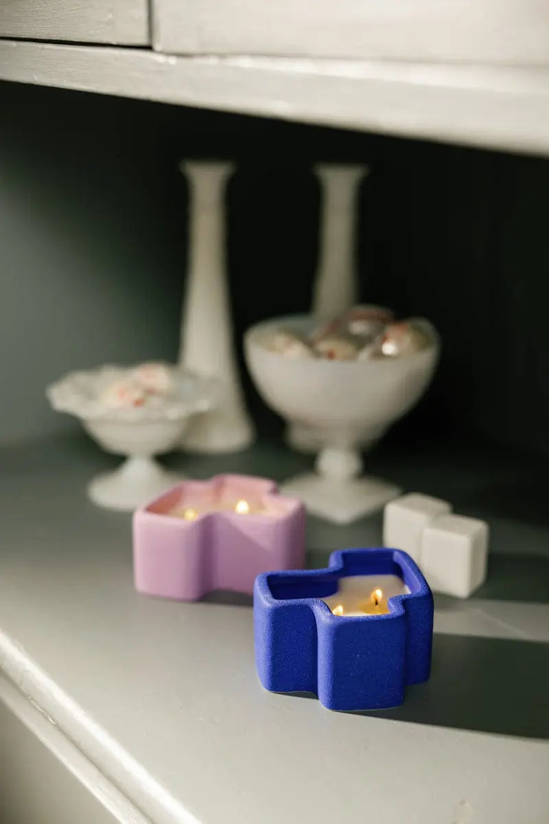 Wisteria & Ember + Resin - Jigsaw 4 oz Candle Boxed Set