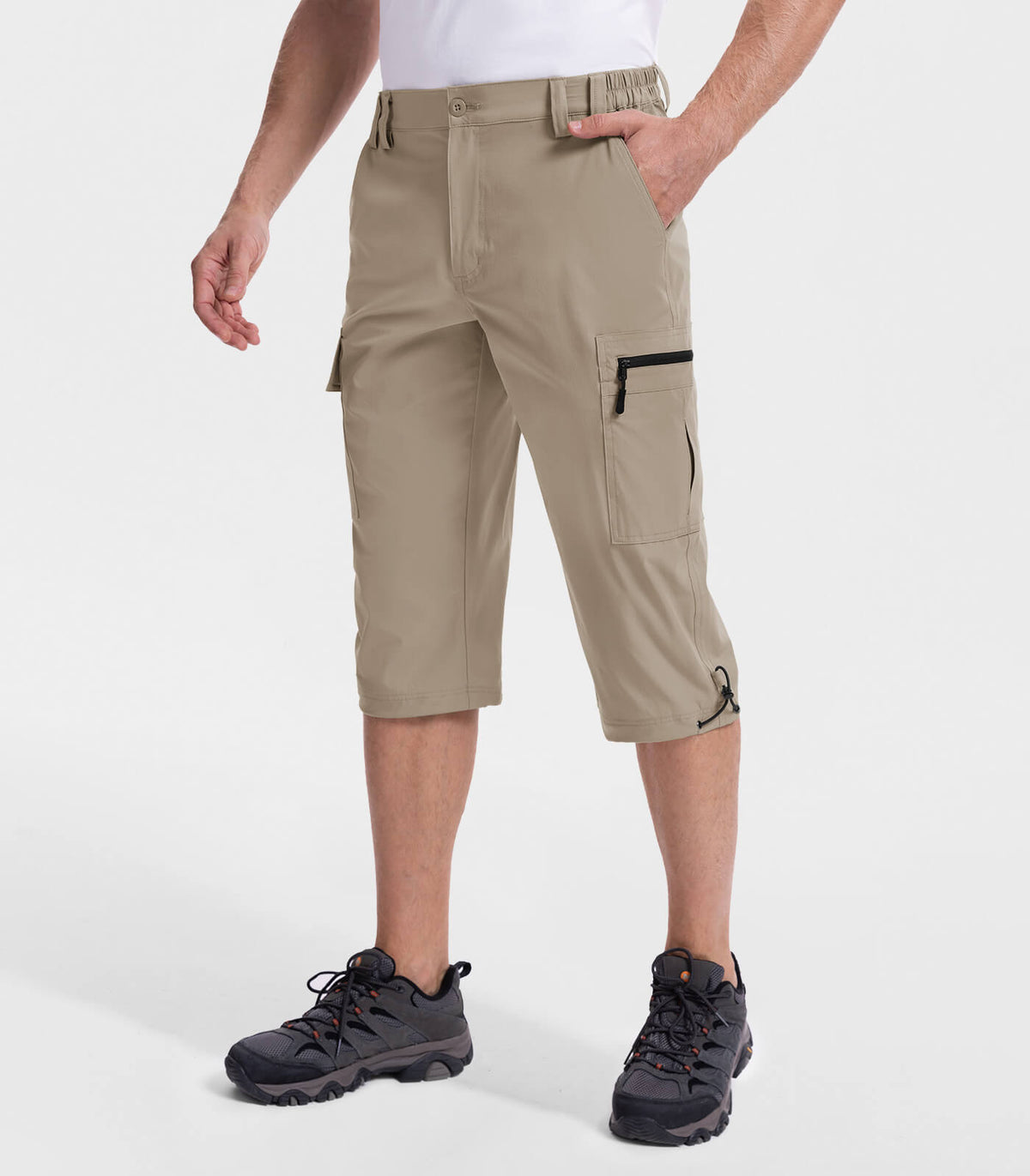 Men's 3/4 Short Bermuda Cargo Outdoor Capris - TrailPioneer M031
