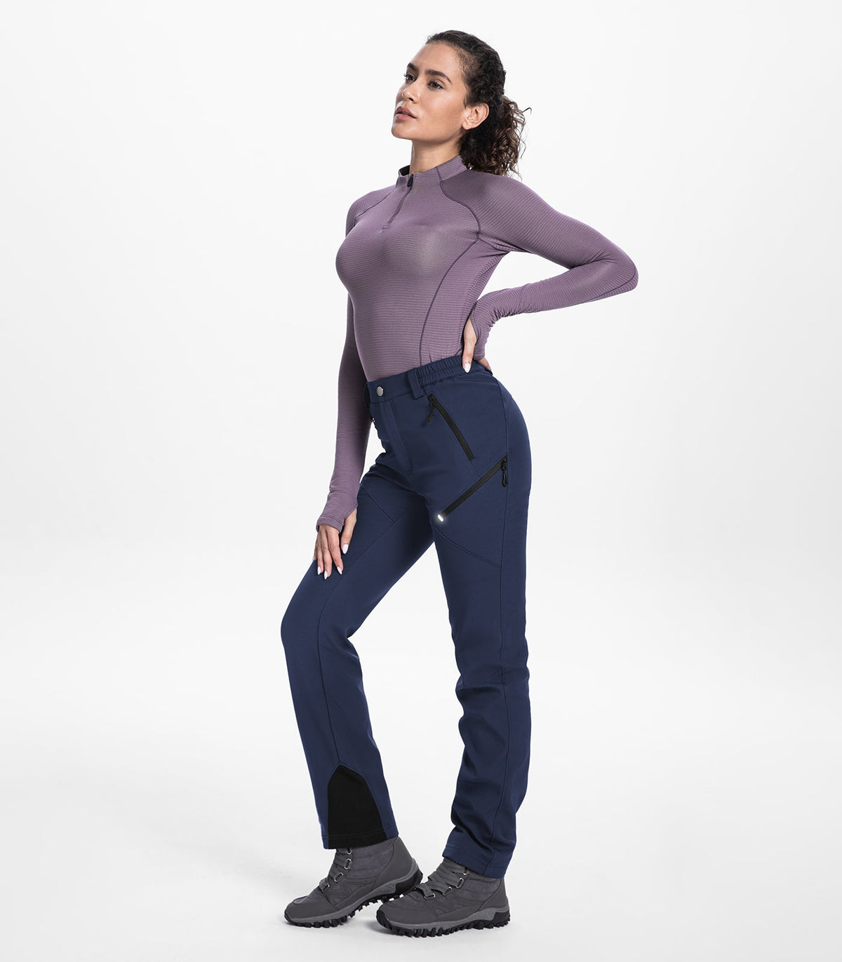 Women's Snow Ski Fleece lined Pants - SnowVenture W053