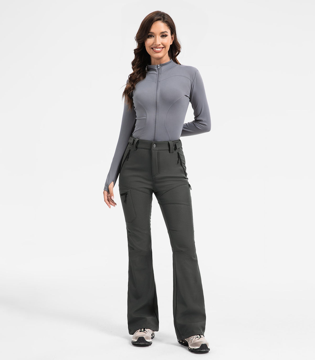 Women's Snow Ski Fleece lined Pants - SnowVenture W050