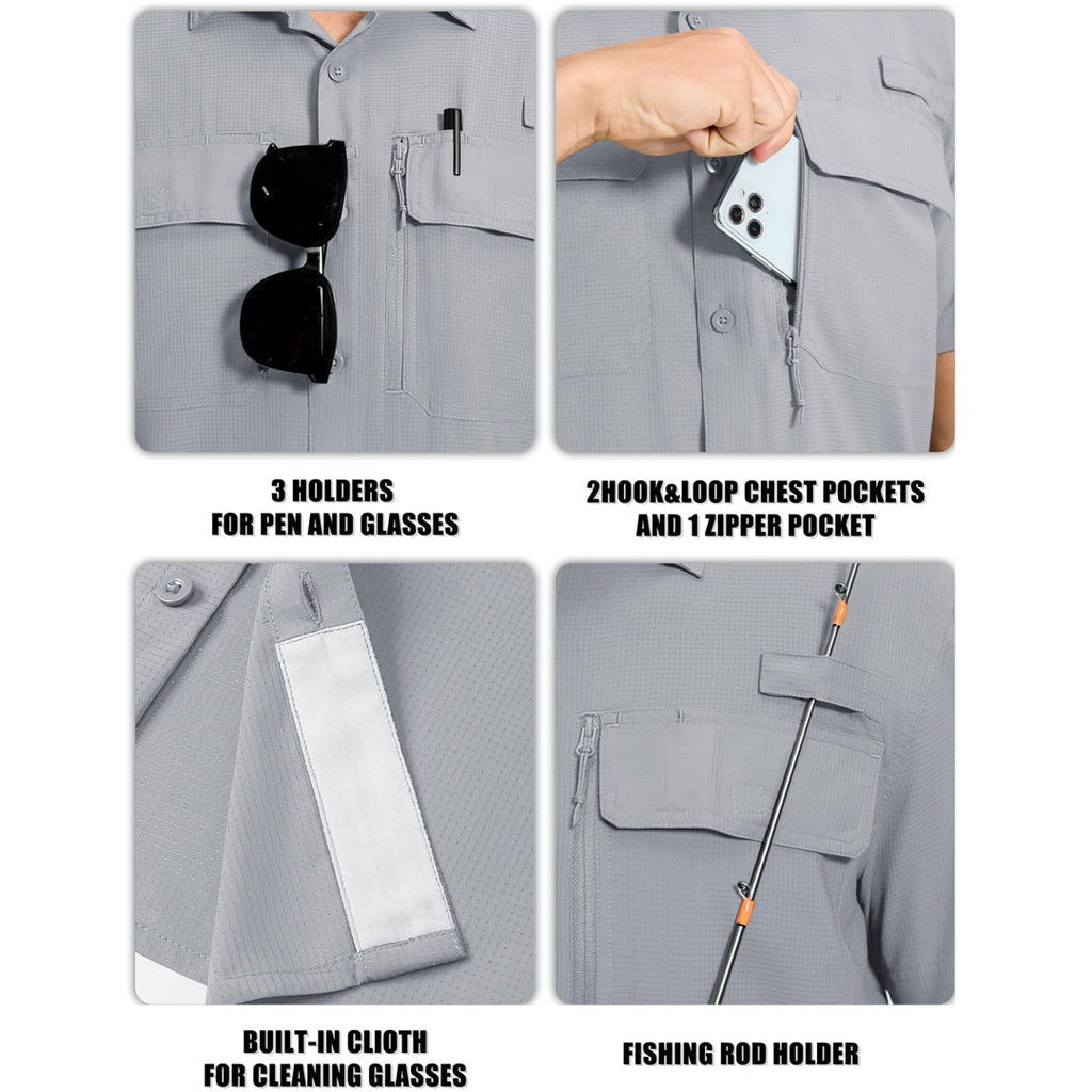 Fishing Shirt UPF 50+ Lightweight Outdoor Shirt
