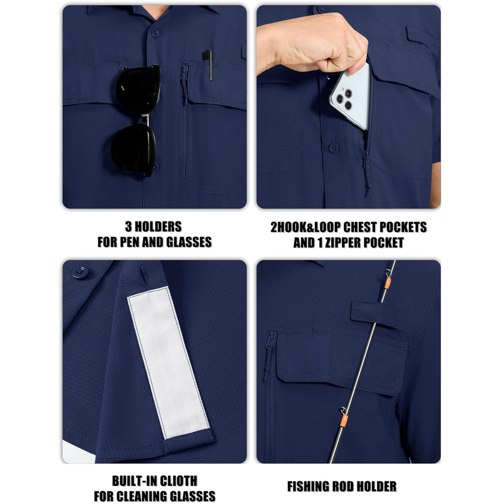 Fishing Shirt UPF 50+ Lightweight Outdoor Shirt