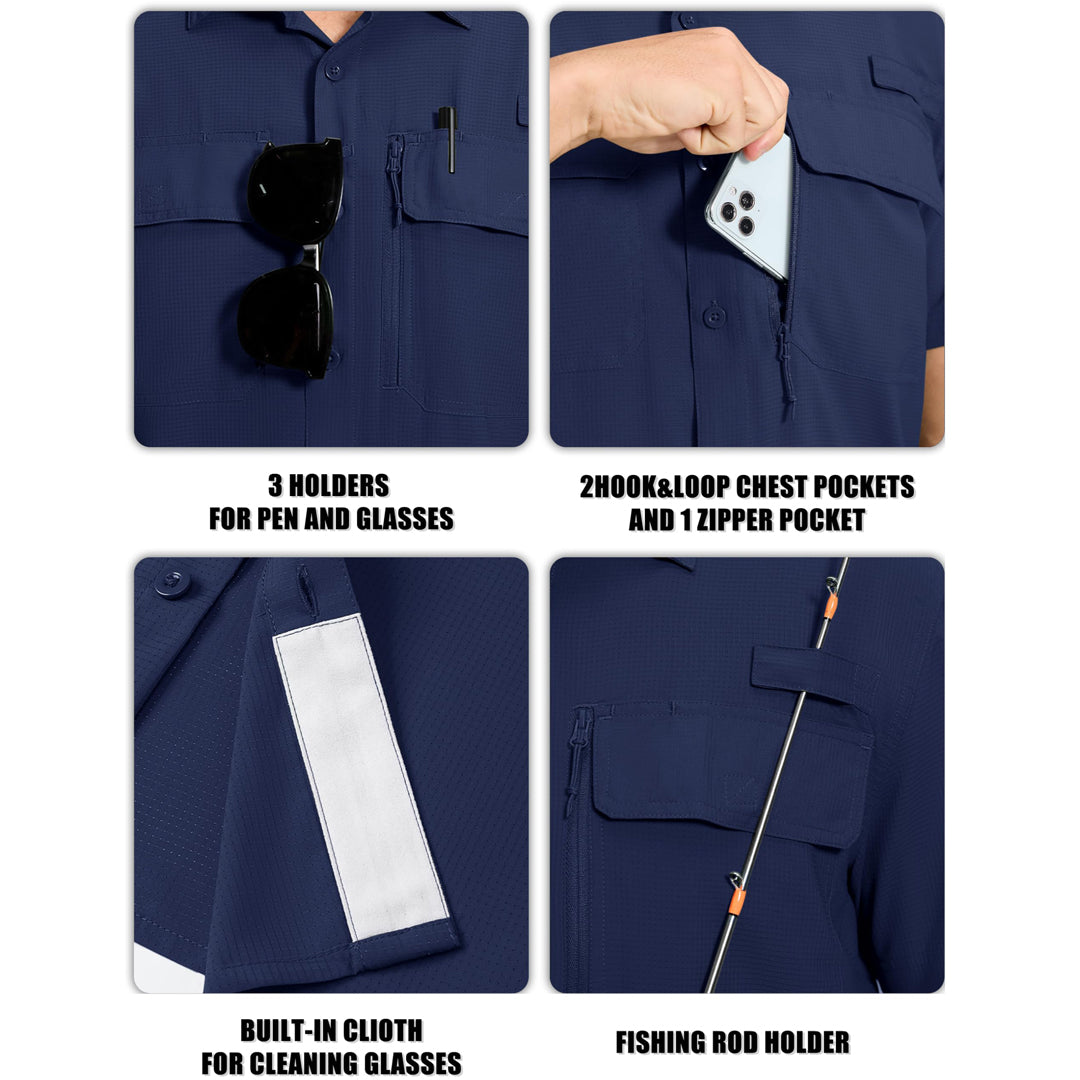 Fishing Shirt UPF 50+ Lightweight Outdoor Shirt