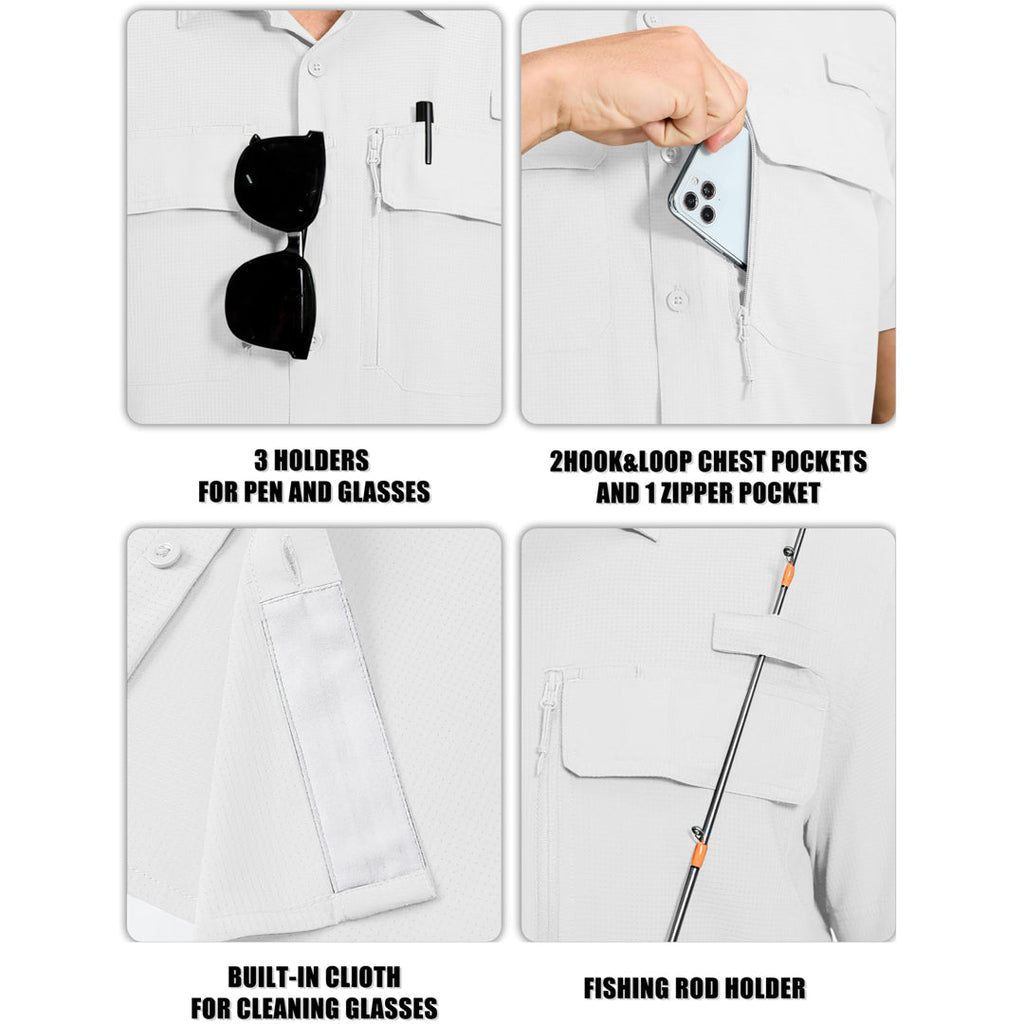 Fishing Shirt UPF 50+ Lightweight Outdoor Shirt