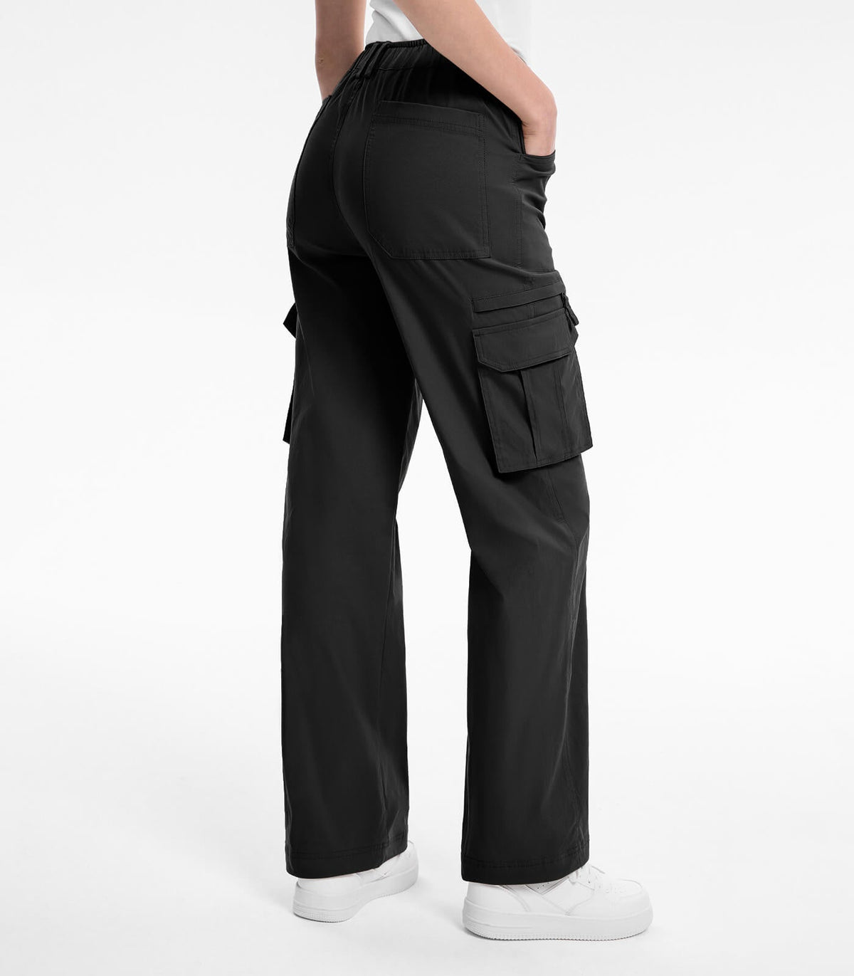 Women's Cargo Hiking Pants High Waisted - HikerFlex W037