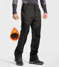 Men's Snow Ski Fleece lined Pants - SnowVenture M055