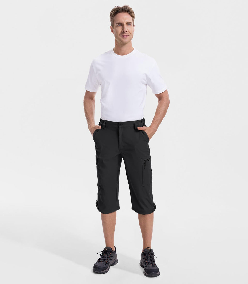 Men's 3/4 Short Bermuda Cargo Outdoor Capris - TrailPioneer M031