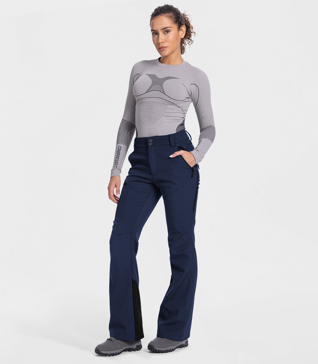 Women's Snow Ski Fleece lined Pants - SnowVenture W048