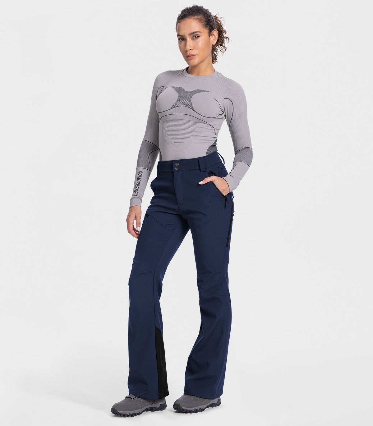 Women's Snow Ski Fleece lined Pants - SnowVenture W048