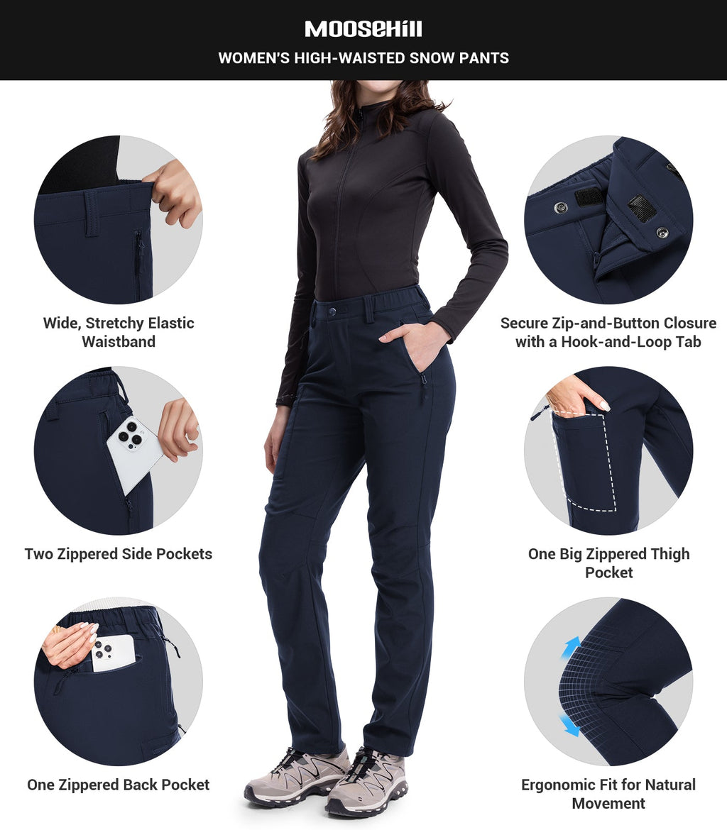 Women's Snow Ski Hiking Pants - SnowVenture W003