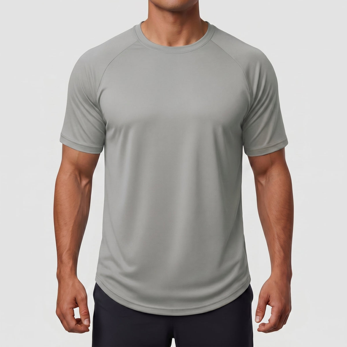 Curved Hem Fashion UPF50+ Quick-Drying Protective Shirt