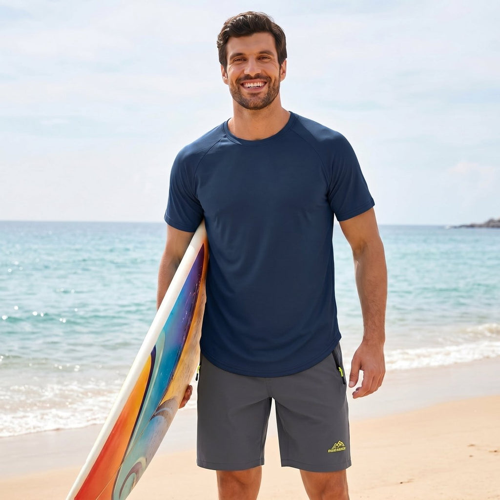 Curved Hem Fashion UPF50+ Quick-Drying Protective Shirt