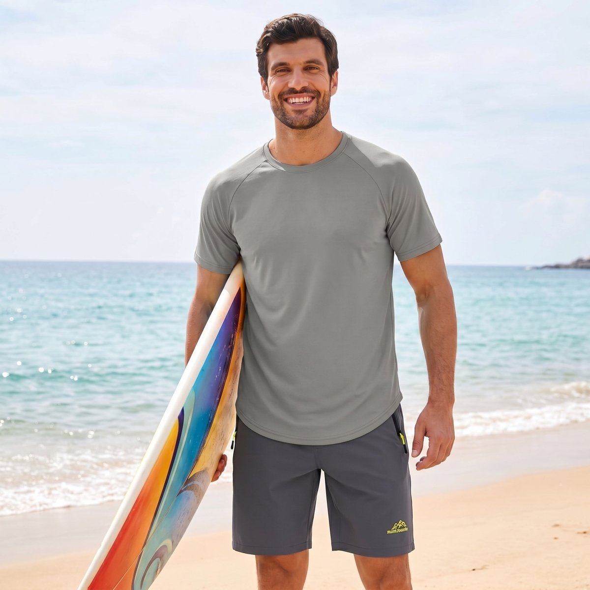 Curved Hem Fashion UPF50+ Quick-Drying Protective Shirt