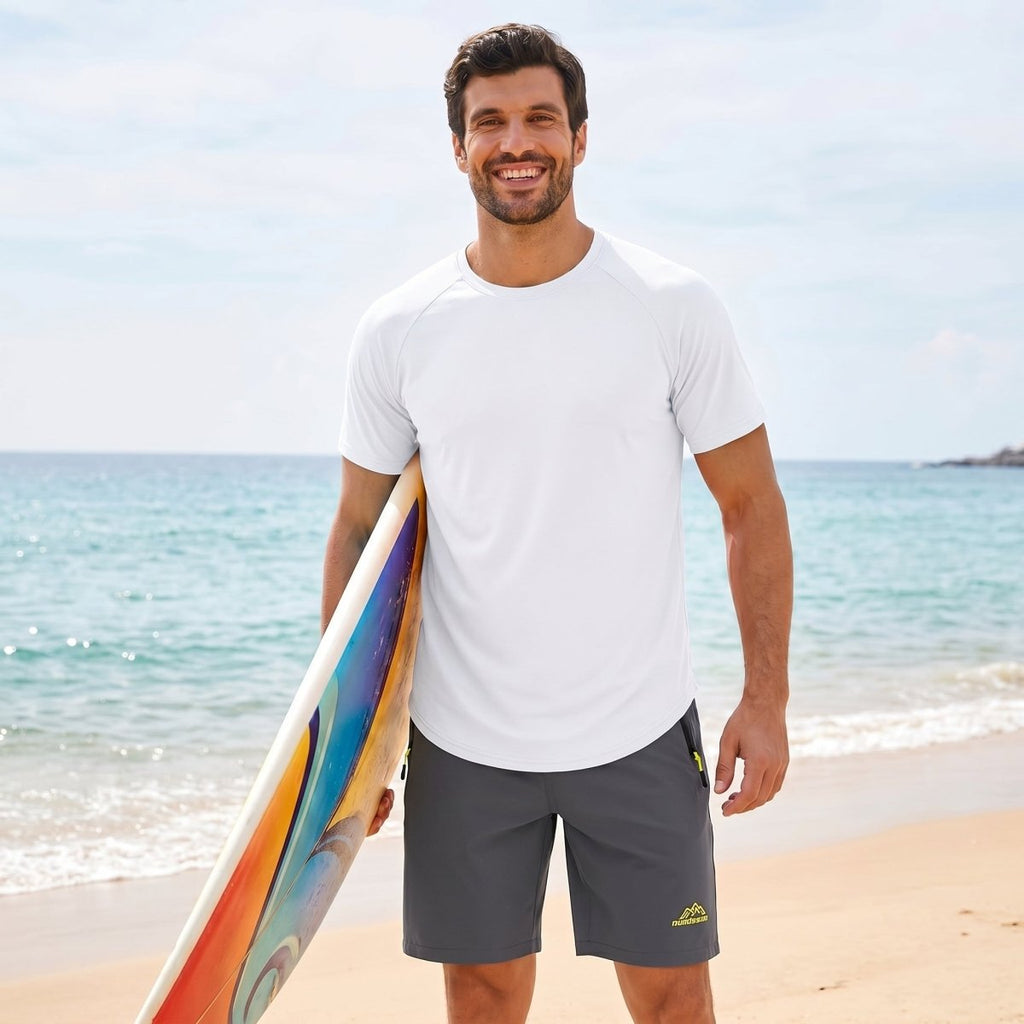 Curved Hem Fashion UPF50+ Quick-Drying Protective Shirt