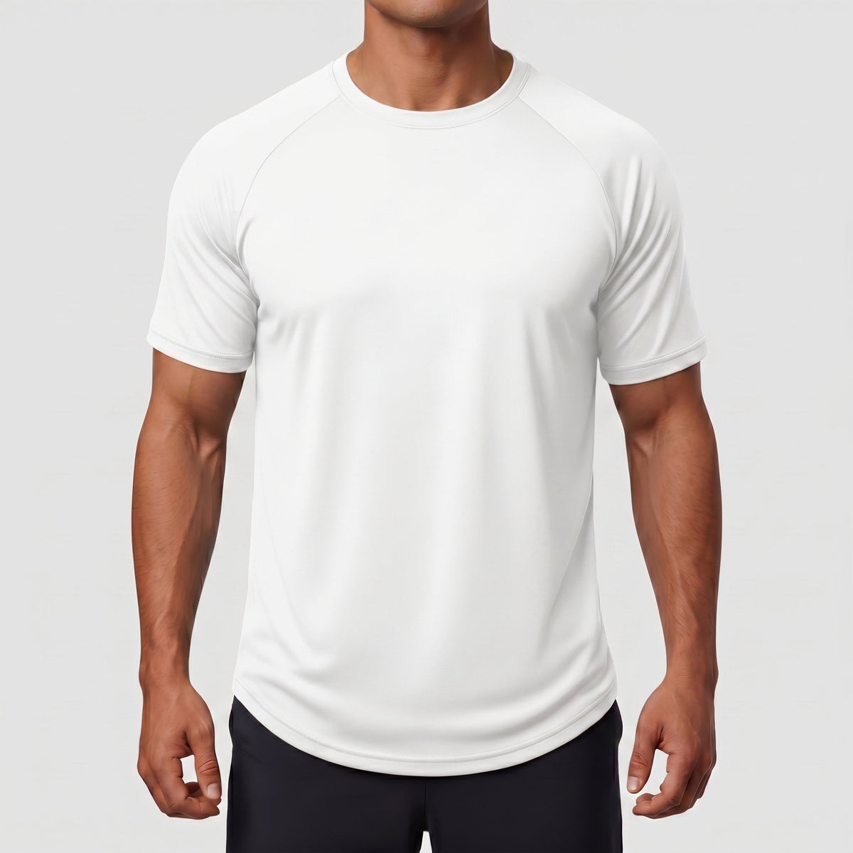 Curved Hem Fashion UPF50+ Quick-Drying Protective Shirt