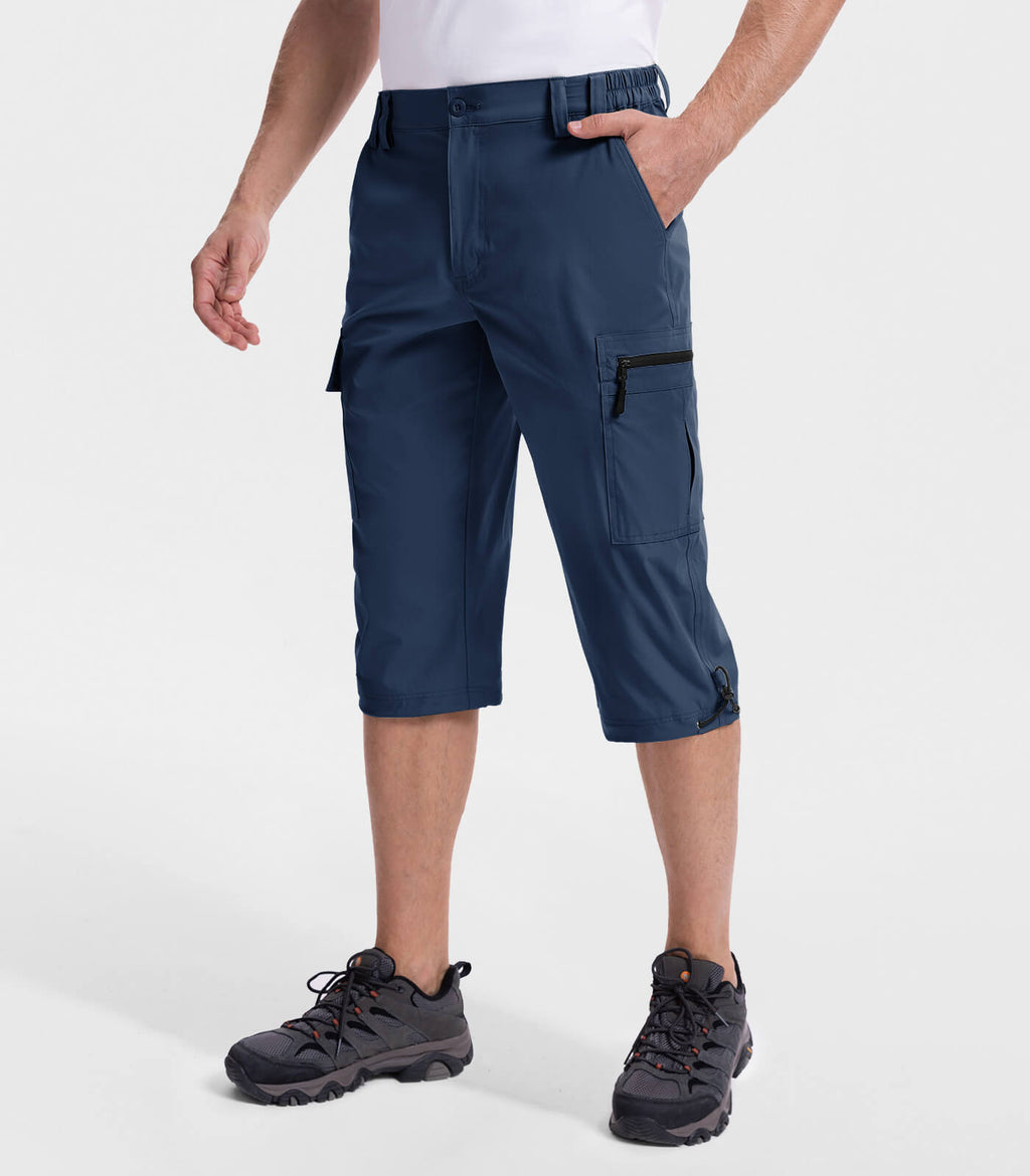 Men's 3/4 Short Bermuda Cargo Outdoor Capris - TrailPioneer M031