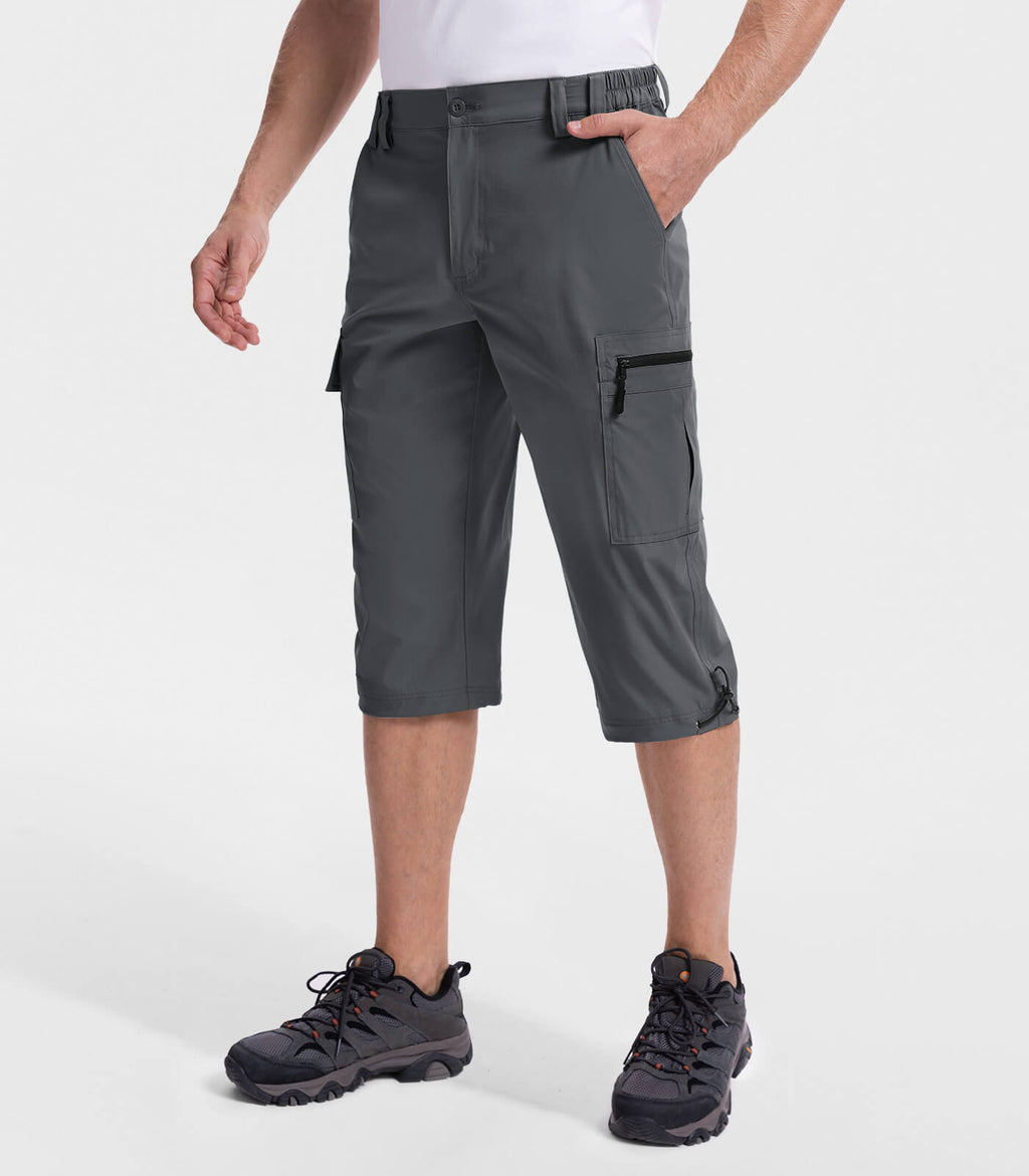 Men's 3/4 Short Bermuda Cargo Outdoor Capris - TrailPioneer M031