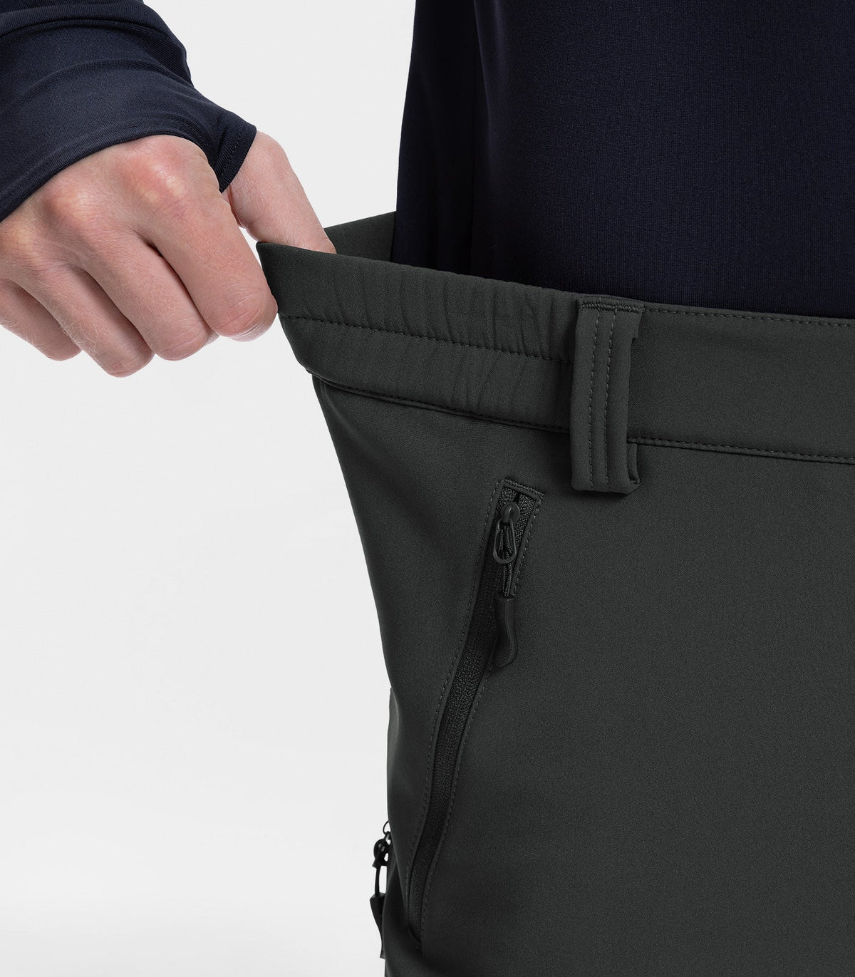 Men's Snow Ski Pants Fleece Lined Waterproof - SnowVenture M041