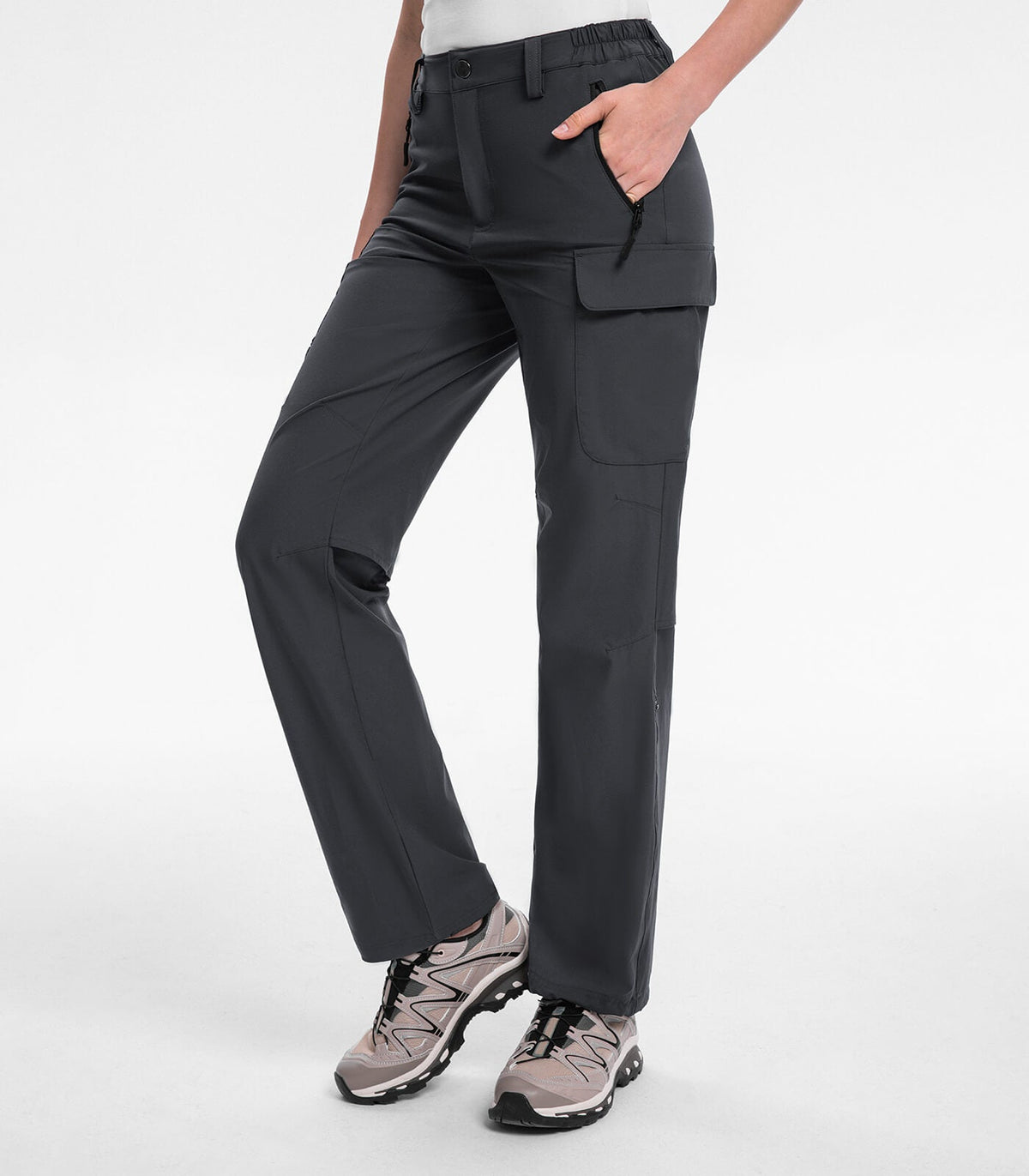 Women's Hiking Pants Cargo Quick-Dry Stretch Lightweight - HikerFlex W022