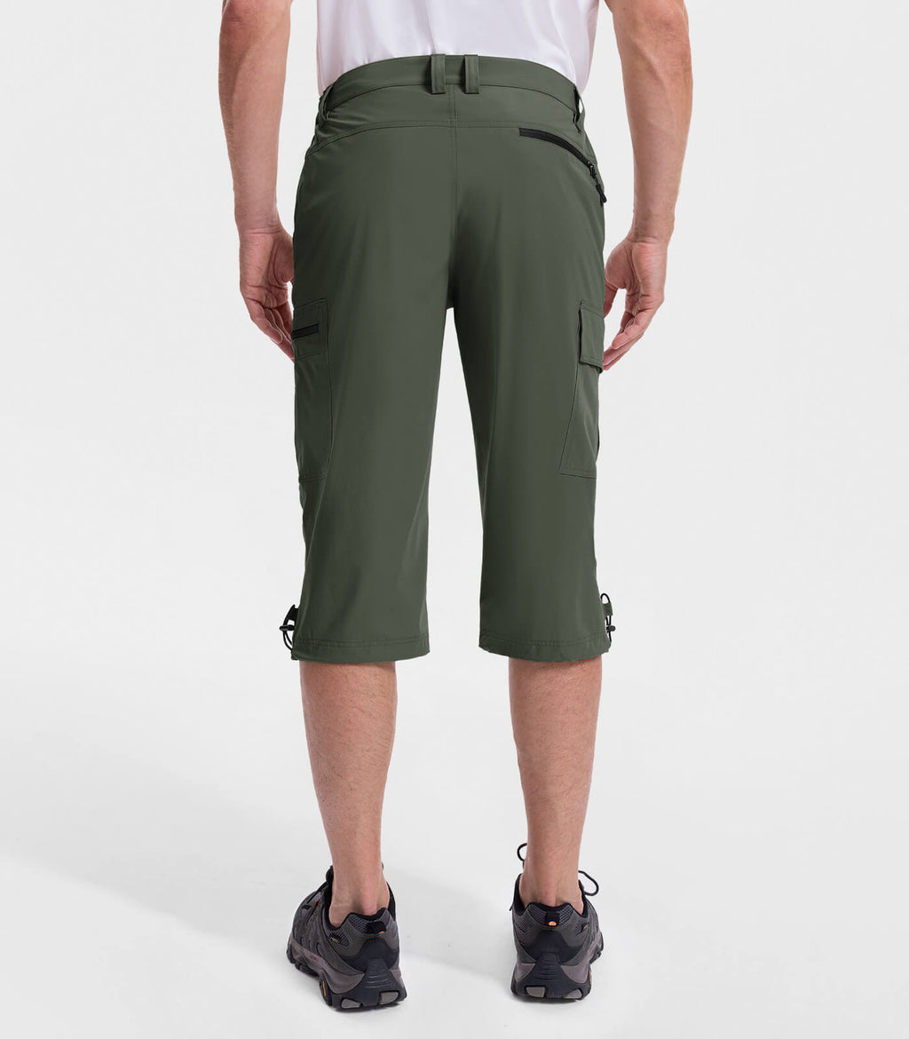 Men's 3/4 Short Bermuda Cargo Outdoor Capris - TrailPioneer M031