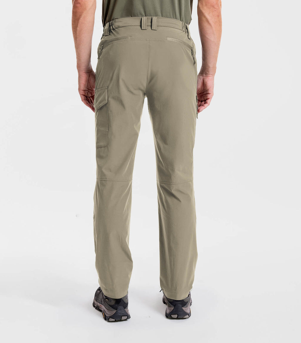 Men's Hiking Cargo Pants Waterproof Quick Dry 7 Pockets - HikerFlex M034
