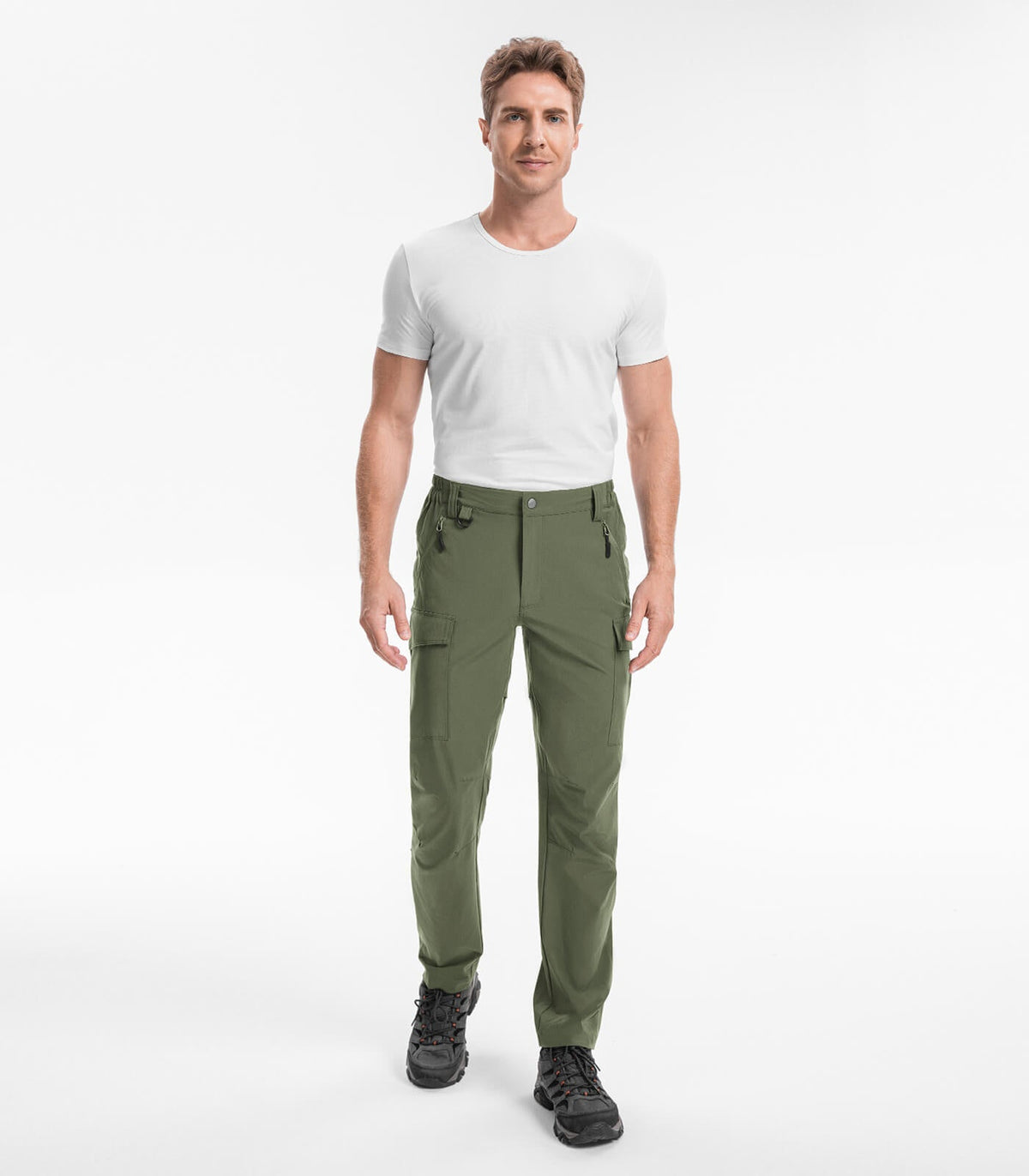 Men's Hiking Cargo Pants Water-Resistant Quick Dry - HikerFlex M033