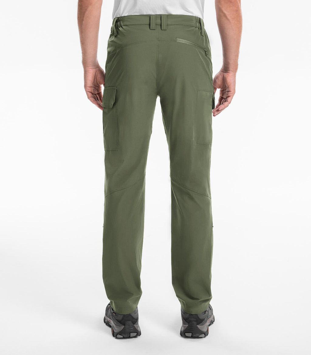 Men's Hiking Cargo Pants Water-Resistant Quick Dry - HikerFlex M033