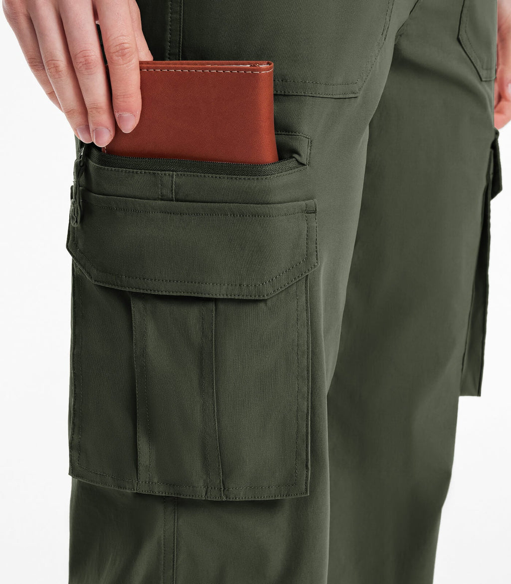 Women's Cargo Hiking Pants High Waisted - HikerFlex W037
