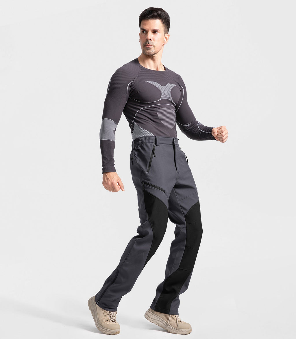 Men's Snow Ski Fleece lined Pants - SnowVenture M055