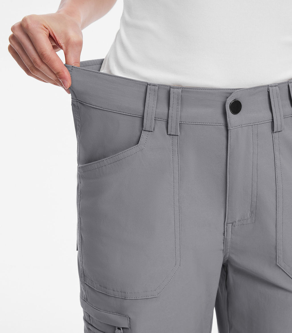 Women's Cargo Hiking Pants High Waisted - HikerFlex W037
