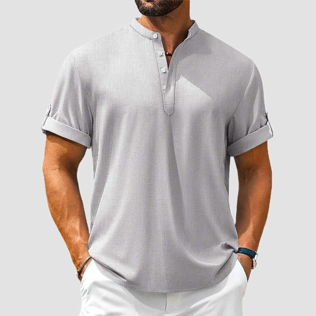 Henley Casual Lightweight Beach Shirts