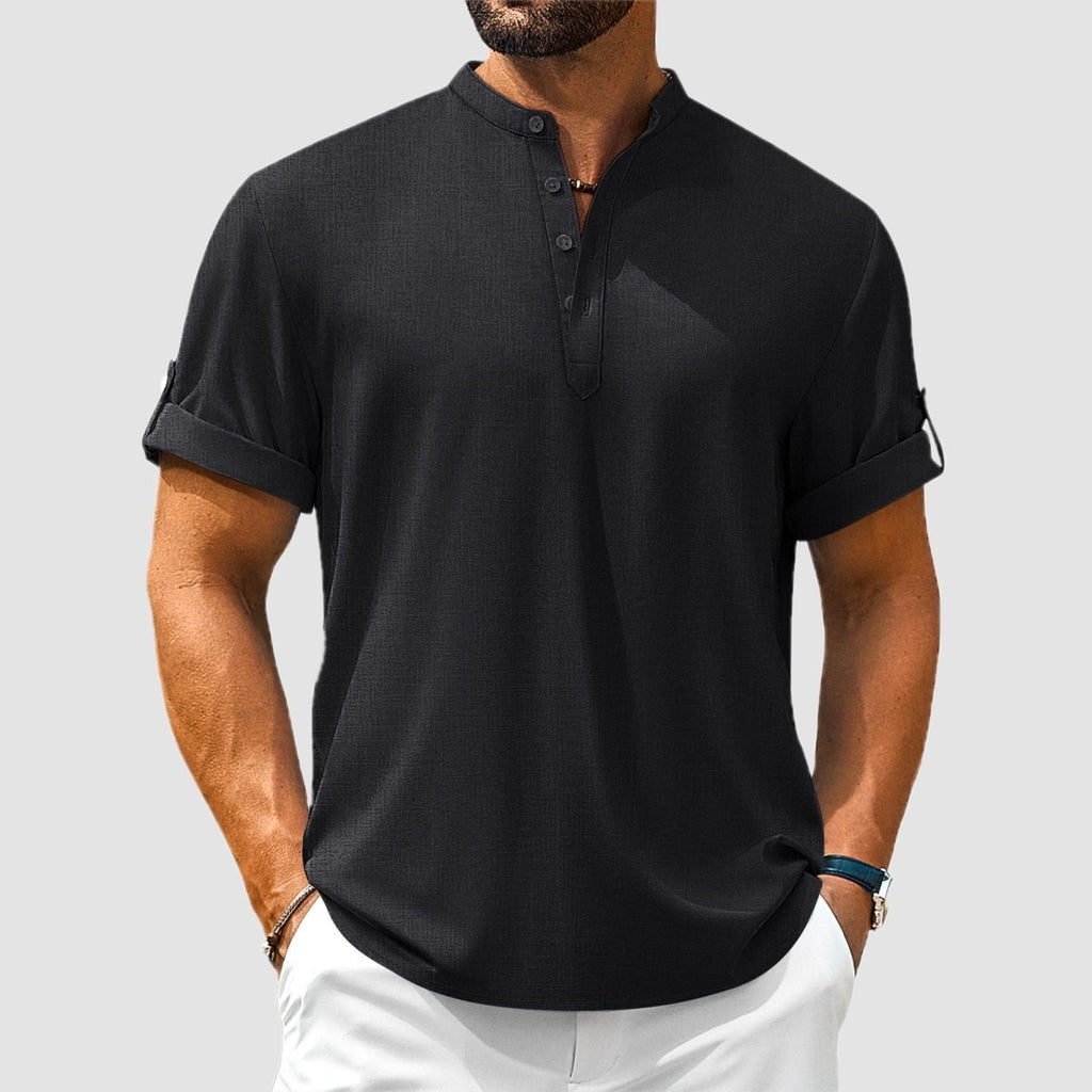Henley Casual Lightweight Beach Shirts