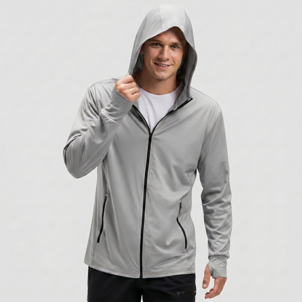 Hoodie Lightweight Breathable Quick Dry UV Protection Outdoor Coat
