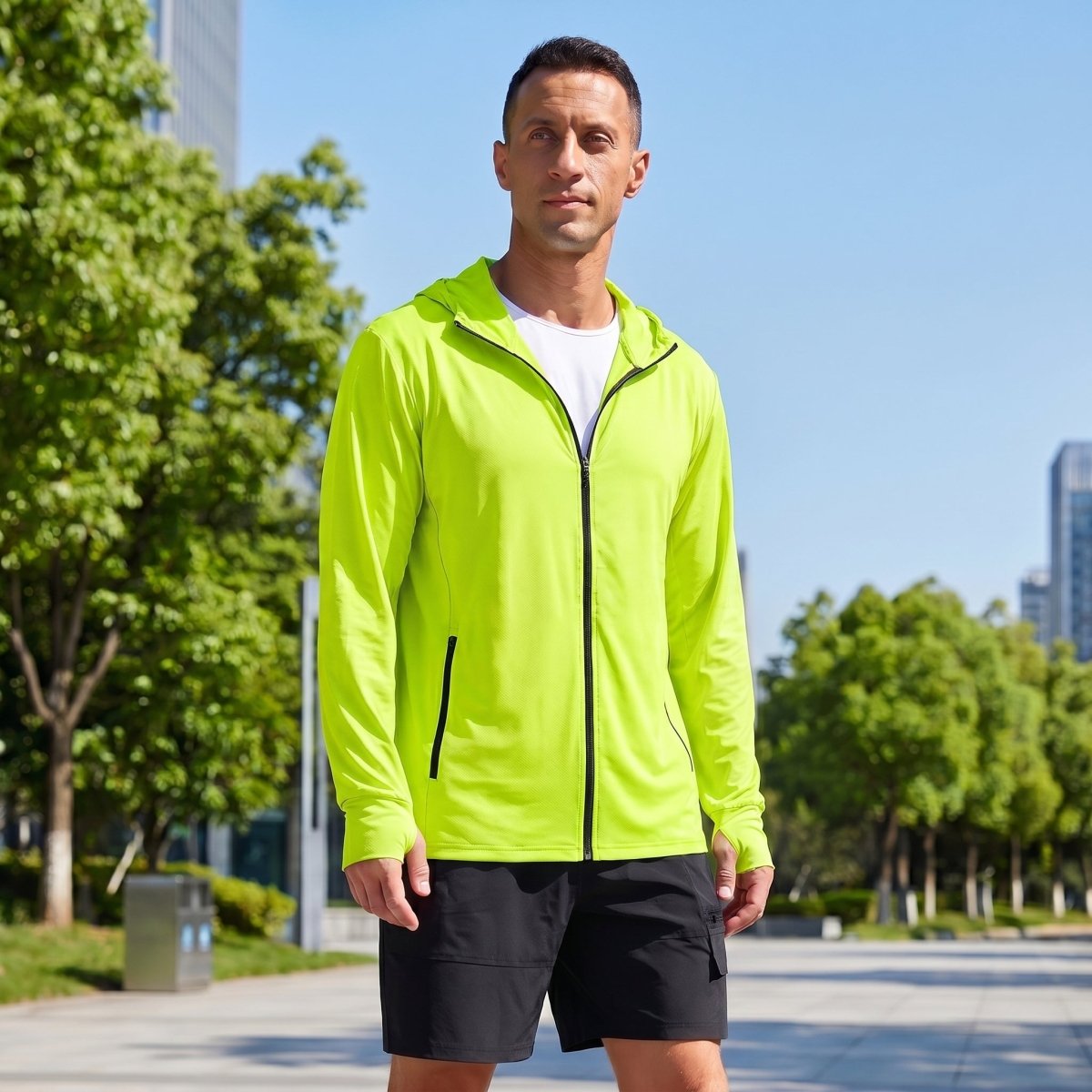 Hoodie Lightweight Breathable Quick Dry UV Protection Outdoor Coat