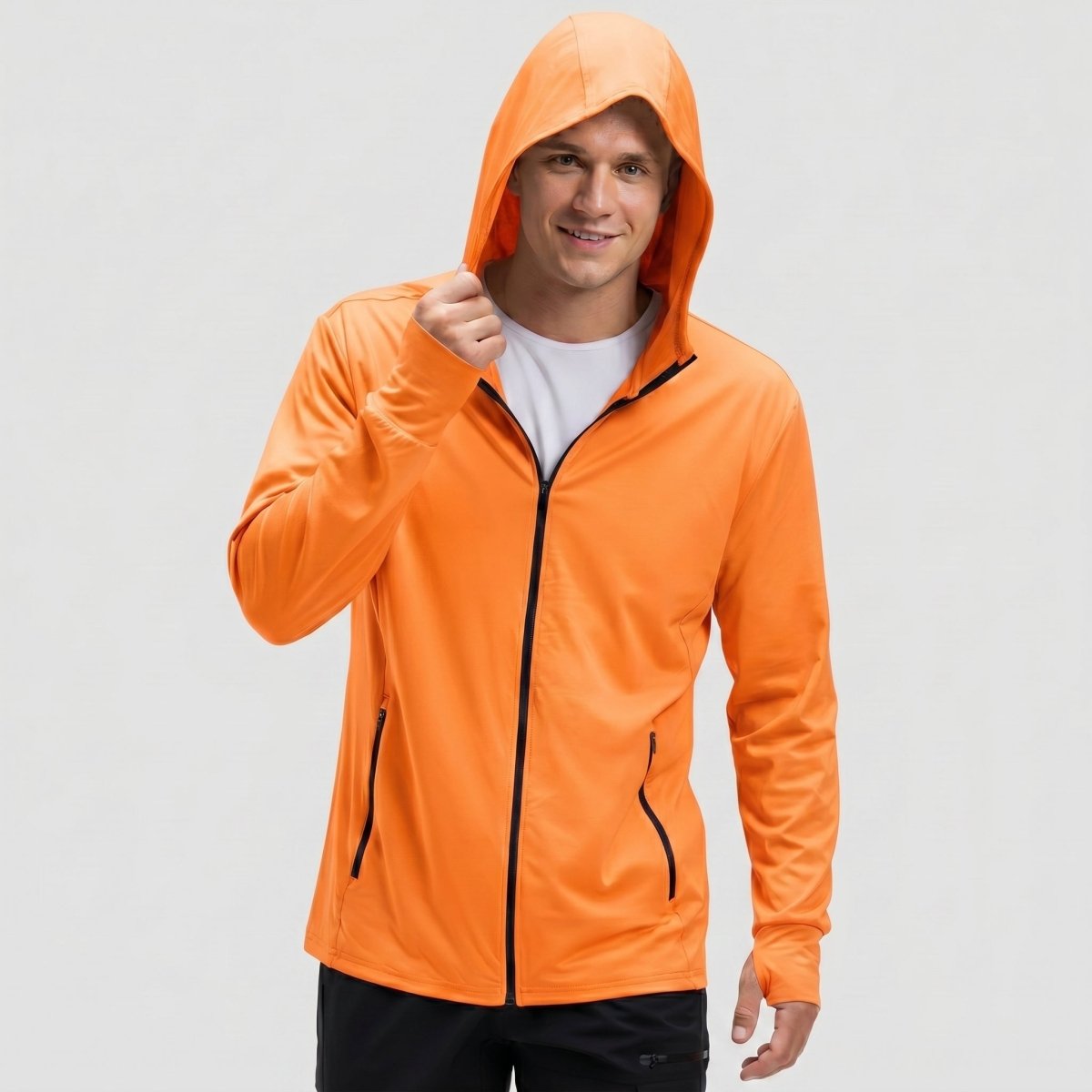 Hoodie Lightweight Breathable Quick Dry UV Protection Outdoor Coat