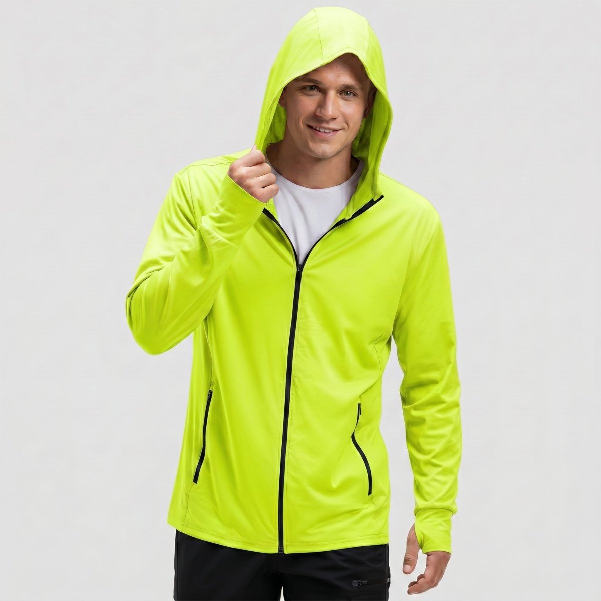 Hoodie Lightweight Breathable Quick Dry UV Protection Outdoor Coat