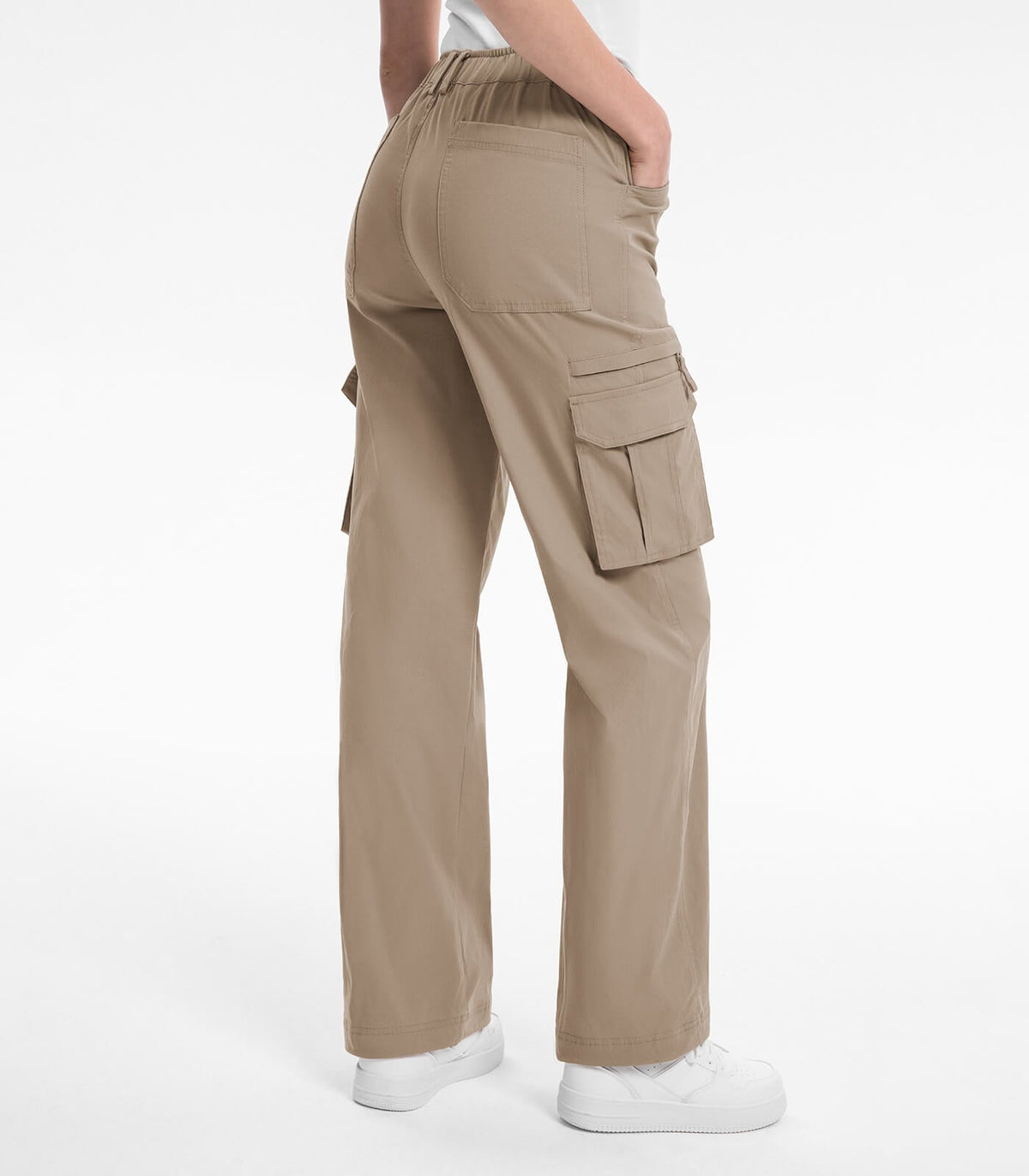 Women's Cargo Hiking Pants High Waisted - HikerFlex W037